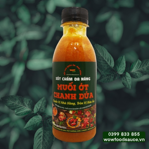 SỐT CHẤM MUỐI ỚT CHANH DỨA