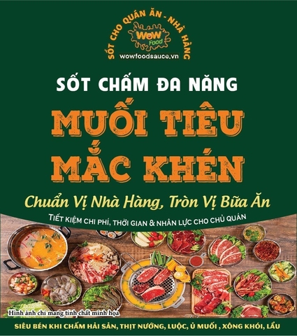 SỐT CHẤM MuỐI TIÊU MẮC KHÉN