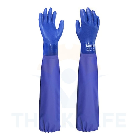 Găng tay chống dầu hoá chất TAKUMI PVC-600X