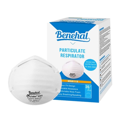 Khẩu Trang N95 4 Lớp Kháng Khuẩn Benehal