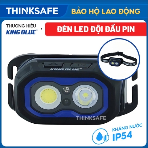 Đèn led đội đầu Kingblue LED500/ LED800 Có chế độ cảm biến, nhiều chế độ sáng Đèn pin đội đầu siêu sáng, bảo hành 1 năm