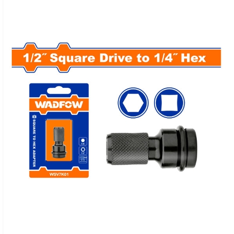 Đầu chuyển chuôi vuông sang lục giác WADFOW WSV7K01 đầu bulong 1/2 inch qua đầu vít 1/4 inch