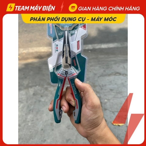 Kềm Mũi Nhọn Mỏ Dài Cao Cấp Total THT220806S - Hàng Chính Hãng - Team Máy Điện