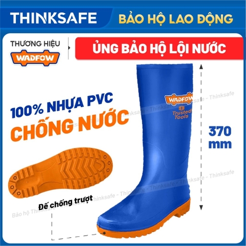 Ủng bảo hộ lao động WADFOW, 100% PVC