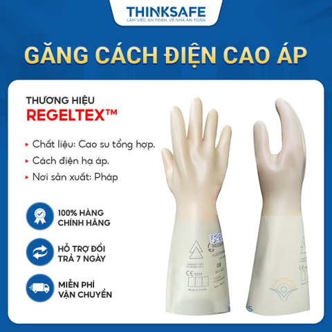 Găng tay cách điện hạ áp 500V Regeltex Class 00