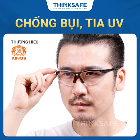 Kính bảo hộ chống bụi KY311 kính chống bụi chống tia UV đi đường chống mờ sương Kính chống bụi chính hãng - THINKSAFE