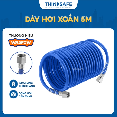 Dây hơi xoắn Wadfow WQG1905 WQG1910 WQG1915 chất liệu PE  đường kính trong 5mm ngoài 8mm dụng cụ chính hãng - Thinksafe