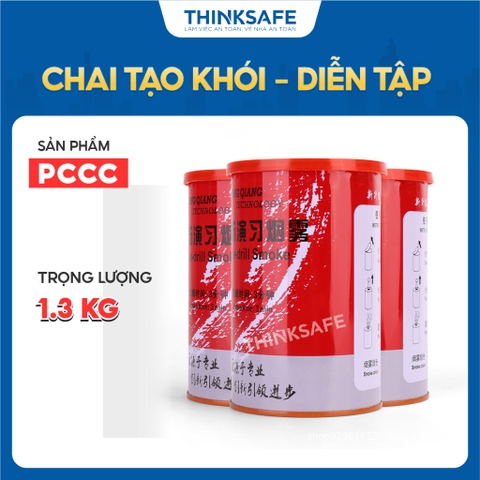 Chai tạo khói dành cho thực tập 1,3kg màu cam, kích thước 84x140mm, đạt tiêu chuẩn ISO 9001:2008, chính hãng - Thinksafe