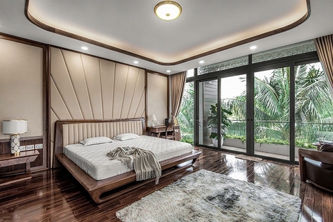 Thiết Kế Phòng Ngủ Gỗ Óc Chó Hiện Đại Cho Không Gian Sống Sang Trọng