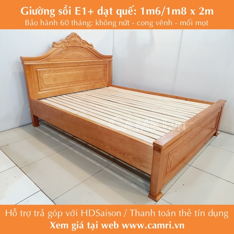 Giường ngủ gỗ sồi 55+ mẫu Bền Đẹp, Giá rẻ tại Bình Dương, HCM