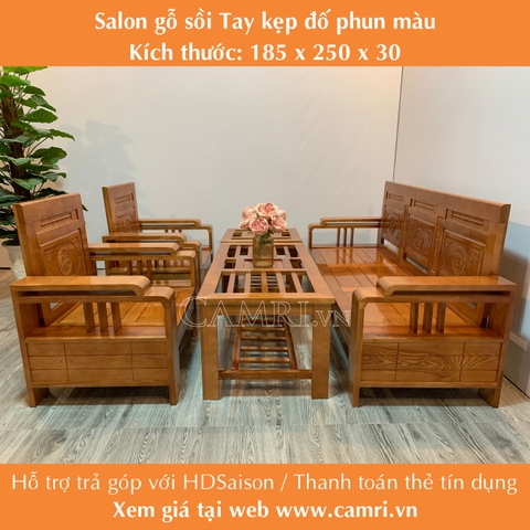 Salon gỗ sồi tay kẹp