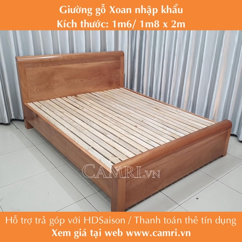 Giường Gỗ Xoan Nam Phi (dát quế)