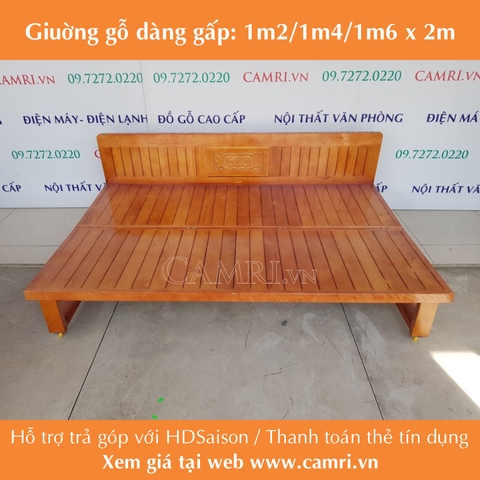 GIƯỜNG GẤP GỖ RÀNG