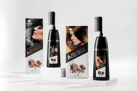 Nhuộm phủ bạc có lược M.O.C