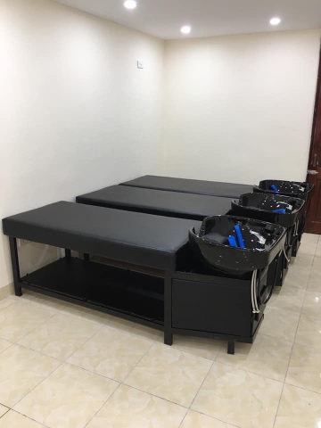 Giường khung sắt chậu sứ DA3017