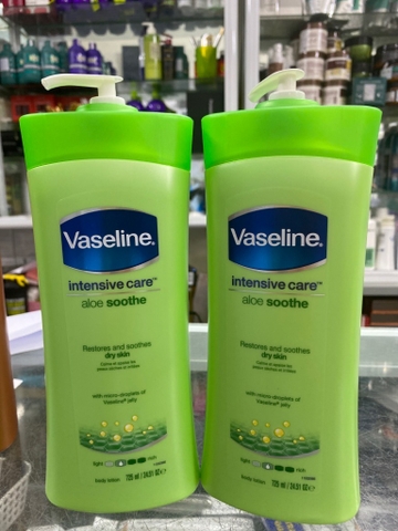 Dưỡng thể Vaseline lô hội