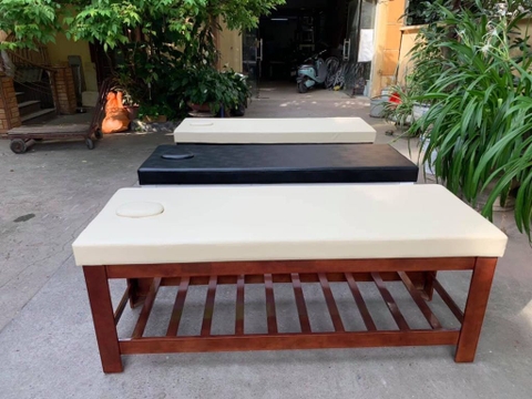 giường mát xa chân gỗ