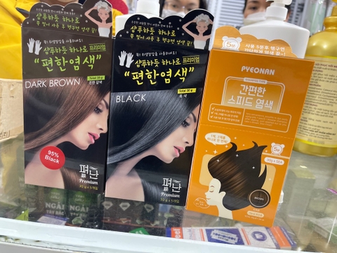 Gói gội nhuộm phủ bạc Pyeonan HQ