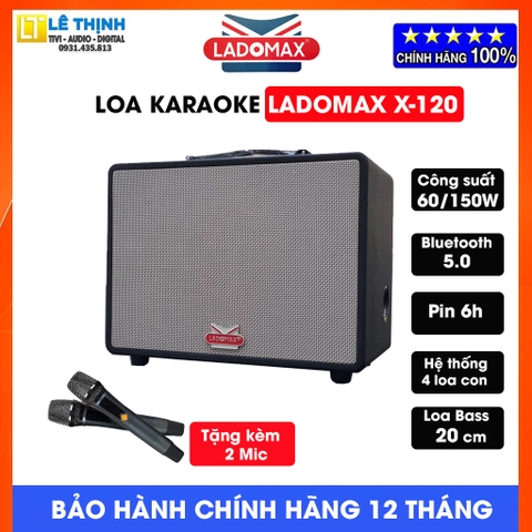 Loa Karaoke xách tay Ladomax X-120