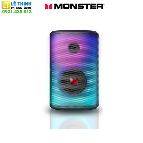 Loa Bluetooth Monster Sparkle | Công suất 60W -Bluetooth 5.3 - Pin 12h, LED RGB