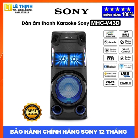 Dàn âm thanh HiFi Sony MHC-V43D