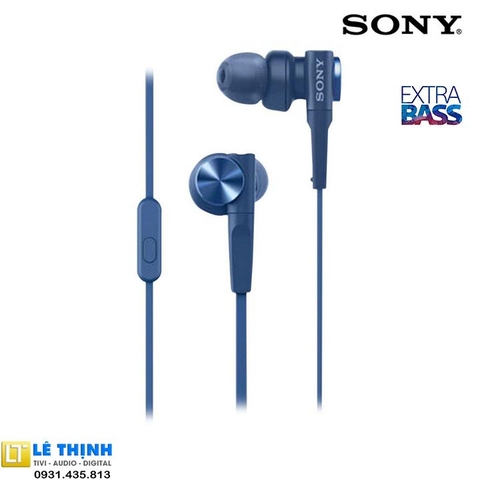 Tai Nghe Nhét Tai Sony Extra Bass MDR-XB55AP (Xanh)