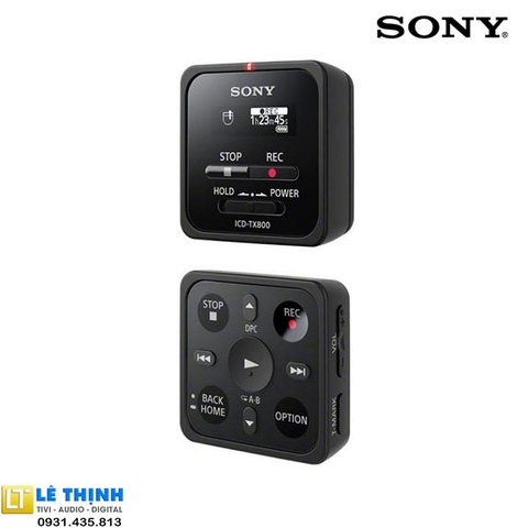 Máy ghi âm kỹ thuật số có điều khiển từ xa Sony ICD-TX800