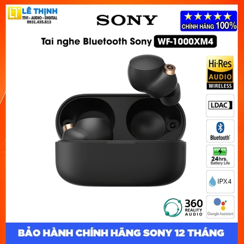 Tai nghe không dây chống ồn Sony WF-1000XM4 (Chính hãng)