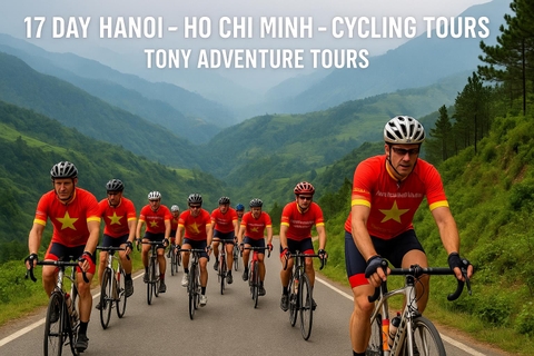 17 DAY VIETNAM CYCLING TOURS | HANOI- HO CHI MINH BIKE ADVENTURE
