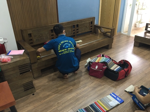 BỌC SOFA GÓC L