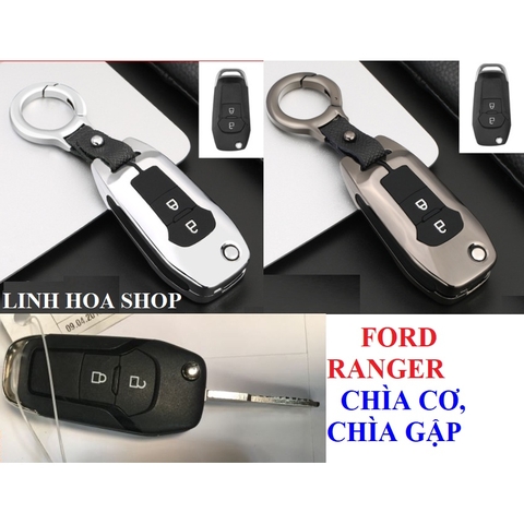 Ốp Chìa Khóa Cơ Gập Xe Ford Ranger XLT, Ranger Witrack 2016-2018 và XLS 2019 - 23