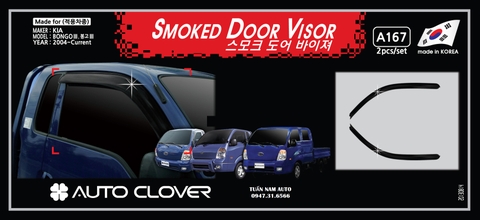 Vè Mưa Nhựa Đen Xe Tải Kia K200/ K250 /Bonggo 3