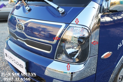 ỐP VIỀN ĐÈN PHA K200/K250/ K150/ Bonggo III KIA