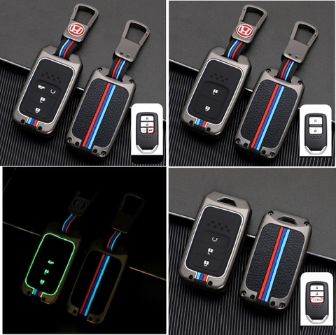 VỎ ỐP CHÌA KHÓA HONDA CITY, CIVIC, CRV, HRV, ACCORD HỢP KIM PHẢN QUANG