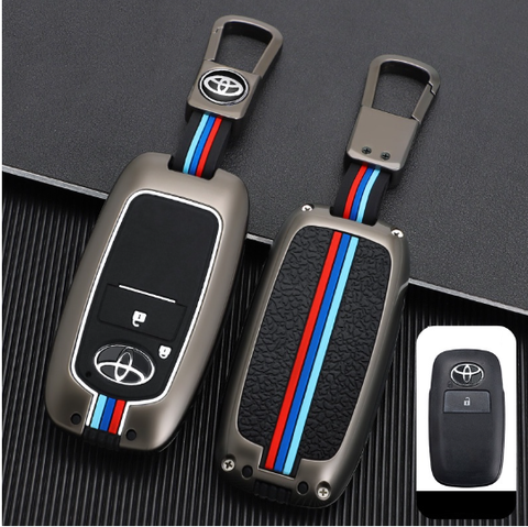 Ốp Chìa Khóa Xe Toyota Veloz Raize Avanza Hợp Kim Phản Quang