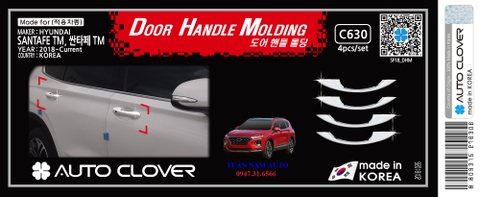 ỐP TAY NẮM CỬA SANTAFE 2021, 2020, 2019, 2018