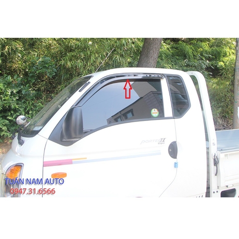 VÈ CHE CHẮN MƯA NHỰA ĐEN PORTER, H100, H150