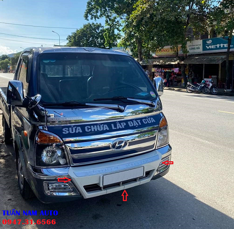 Cản Trước Ba Đờ Xốc Trước Xe Tải Hyundai Porter H100 H150