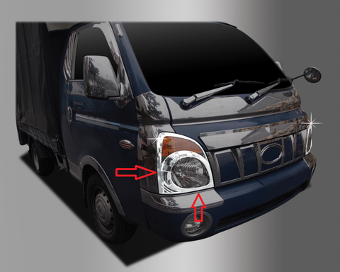 ỐP CRÔM ĐÈN PHA XE TẢI H150, H100, PORTER II HYUNDAI