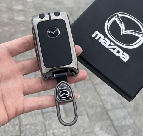 Bọc ốp khóa Mazda CX8 CX3 CX30 MAZDA 3 Đời Mới Chìa Vuông