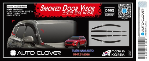 VÈ CHE CHẮN MƯA NHỰA ĐEN SANTAFE 2021, 2020, 2019, 2018