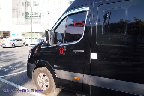 NẸP CHÂN KÍNH CỬA XE SOLATI CHROME