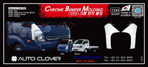 ỐP GÒ MÁ TRÊN XE TẢI KIA K250, K200, BONGGO 3