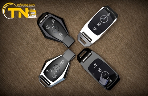 Ốp Bọc Chìa Khóa Xe Mercedes GLC GLA C E S Hợp Kim Cao Cấp