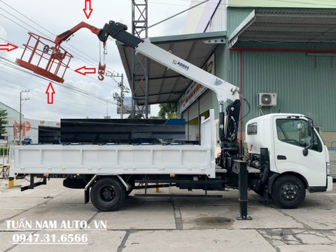RỎ GIỎ SẮT THÉP XOAY NÂNG NGƯỜI LÀM VIỆC TRÊN CAO