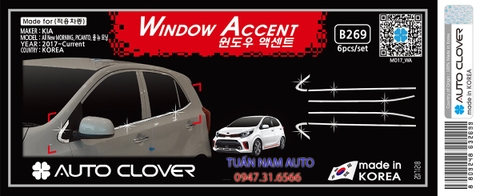 Nẹp Chân Kính Moring KIA 2021 - 2022 (Hàng Korea Cao Cấp)