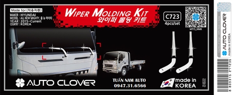 ỐP CẦN GẠT MƯA CRÔM XE TẢI MIGHTY EX8/ EX6