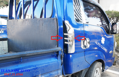 ỐP CRÔM TRANG TRÍ SAU XE TẢI KIA K250/ K200/ BONGGO III