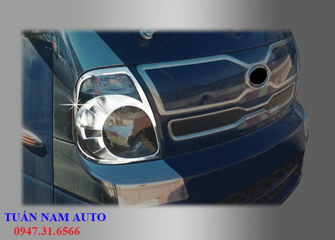 ỐP MẠ XI INOX ĐÈN PHA MẮT MÈO K250 /K200/ K150/ Bonggo III