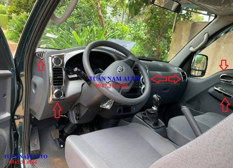 BỘ 15 CHI TIẾT ỐP NỘI THẤT KIA K150/K250/ K200/ BONGGO 3